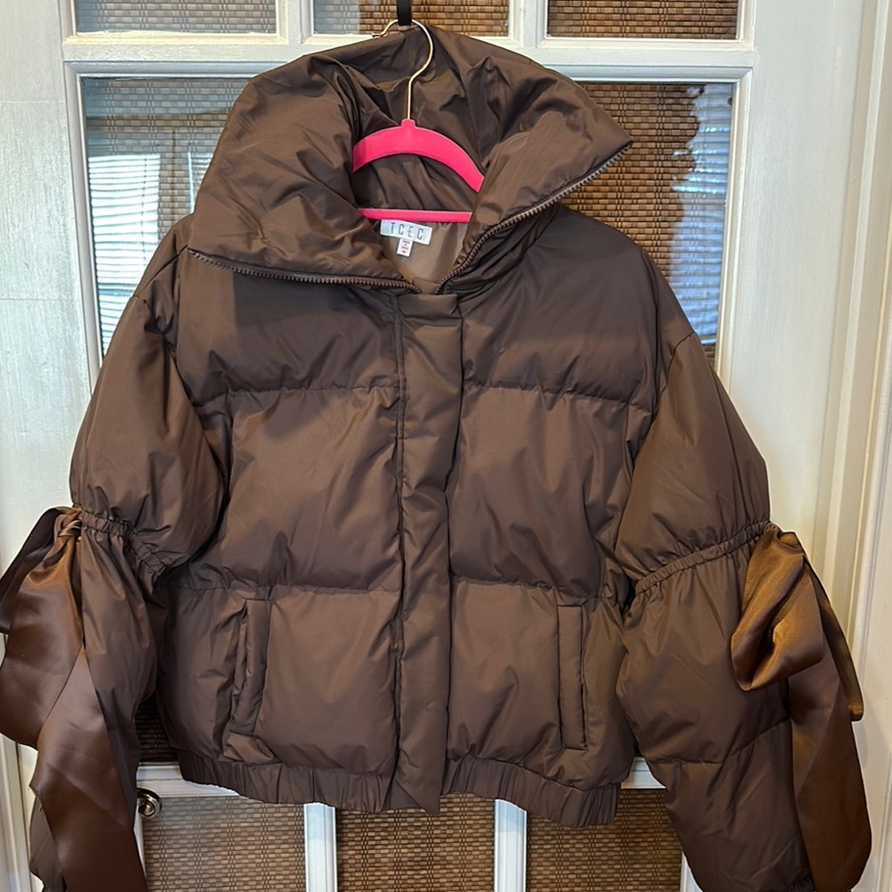TCEC  Brown Puffer Jacket